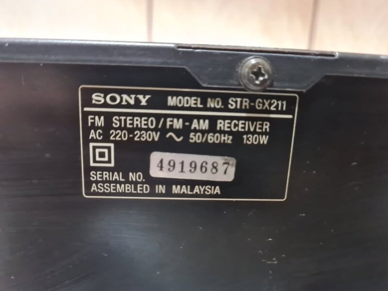 Receiver Sony STR-GX211 AM/FM Statie Audio